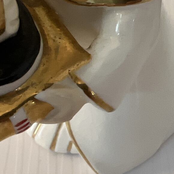 Napco Angel With Dove Bird Present Toy Ceramic Figurine 4” Japan READ - Picture 16 of 16